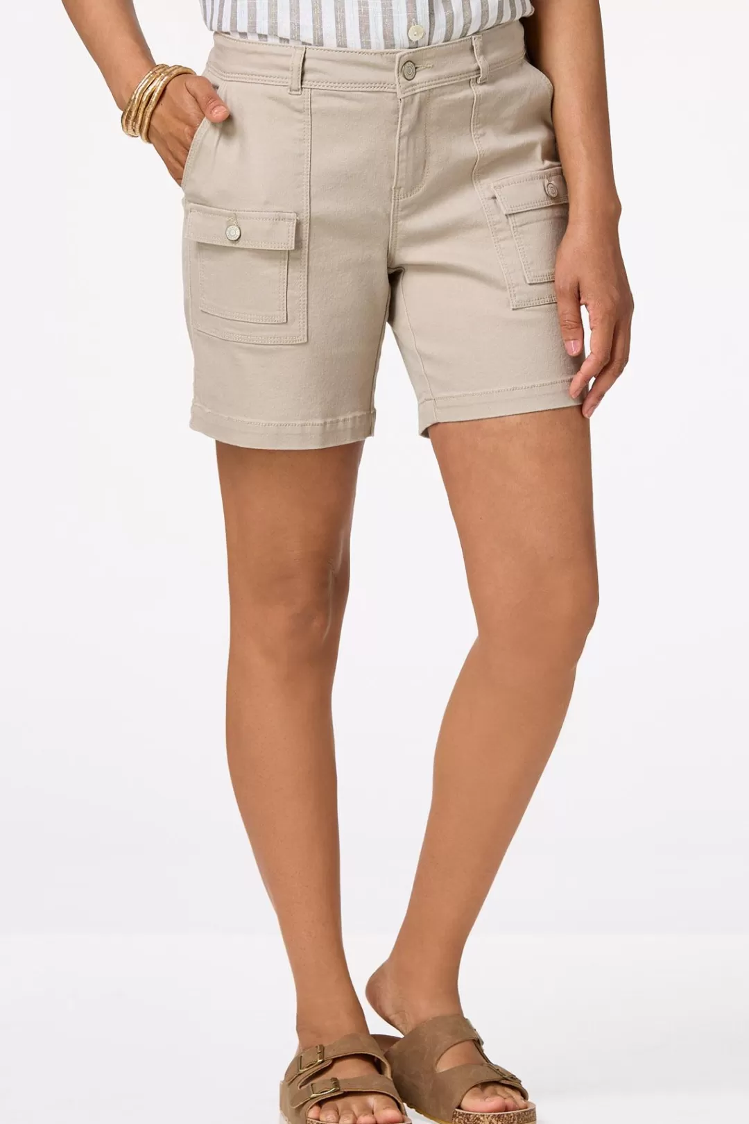 Cato Shorts | Jeans | Colored Denim Cargo Shorts