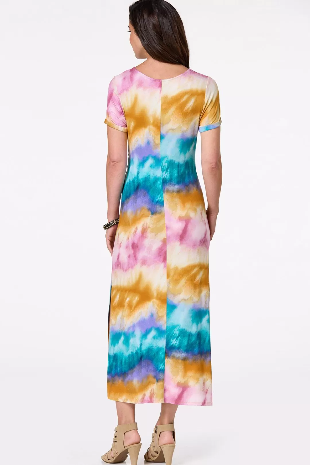 Cato Dresses | Colorful Dye T- Shirt Dress