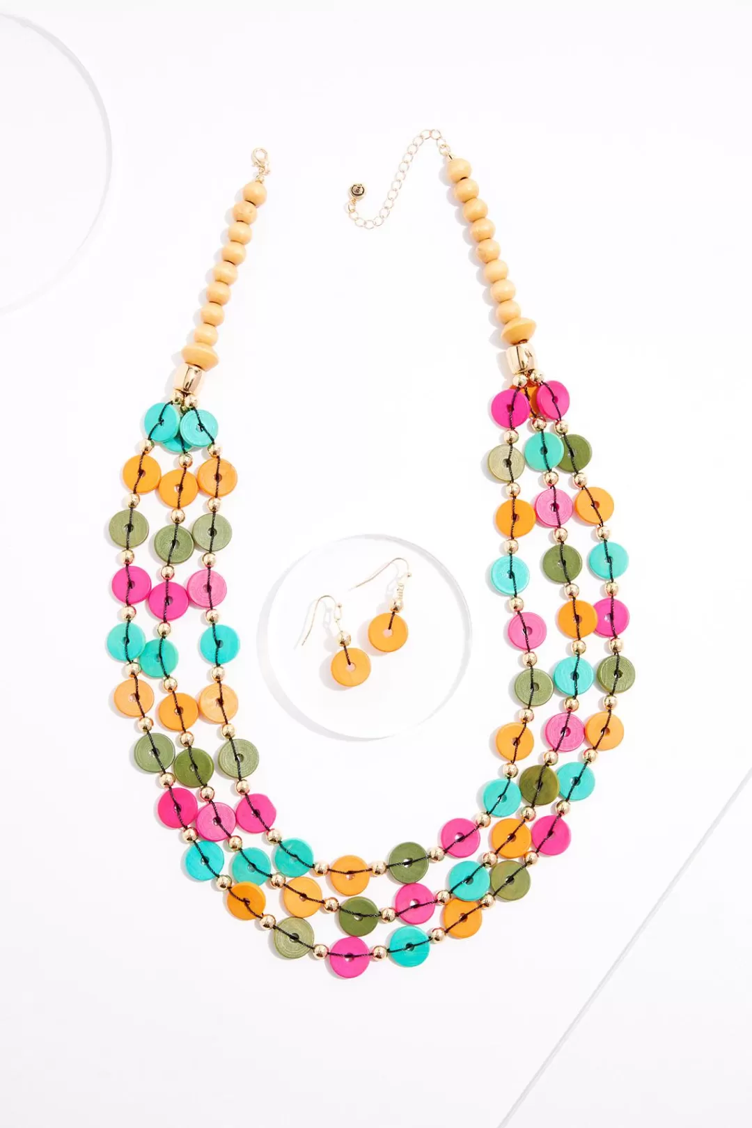 Cato Sets | Necklaces | Color Wood Necklace Set