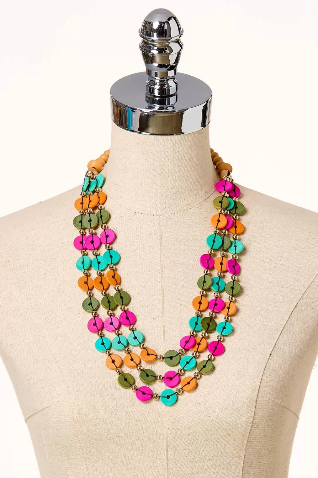 Cato Sets | Necklaces | Color Wood Necklace Set