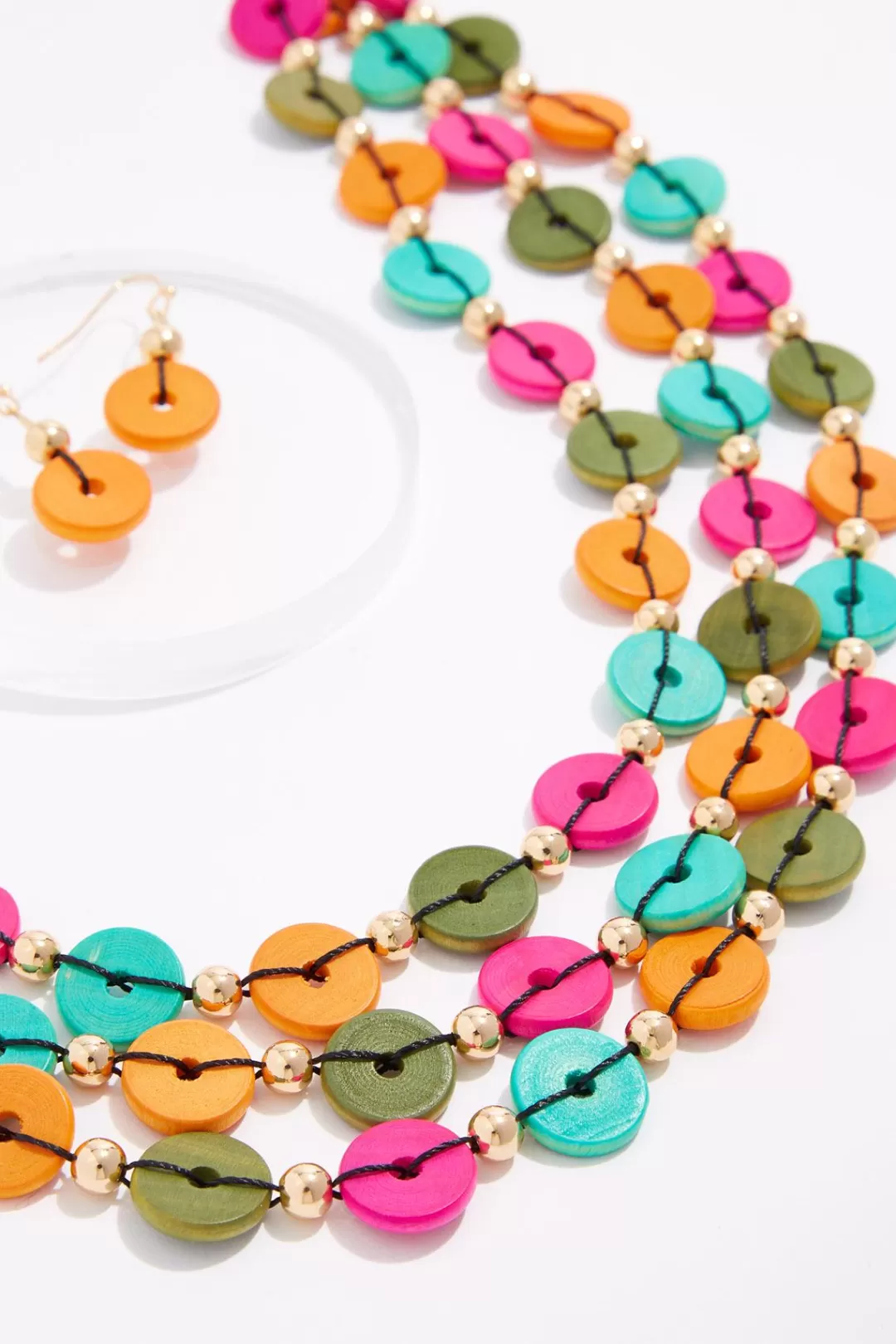 Cato Sets | Necklaces | Color Wood Necklace Set